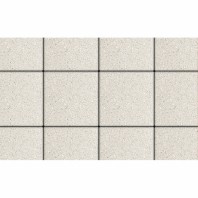 Плитка тротуарная Выбор, квадрат, гранит, белый,300х300х60 мм