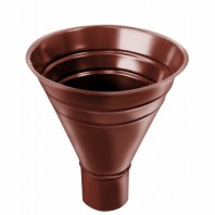 Воронка водосборная Grand Line, Ø125 мм, Granite - double, RAL 8004