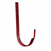 Крюк крепления желоба длинный, Grand Line, Ø125 мм, Granite - double, RAL 3011