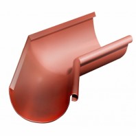 Угол желоба внутренний 135°, Grand Line, Ø125 мм, Granite - double, RAL 8004