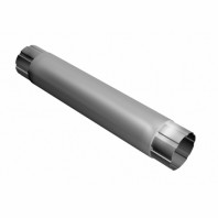 Труба водосточная Grand Line, Ø90 мм, L=1000 мм, Granite - double, RAL 9003