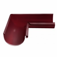 Угол желоба внутренний 90°, Grand Line, Ø125 мм, Granite - double, RAL 3005