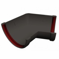 Угол желоба 135˚ Grand Line Ø120 мм, RAL 7024