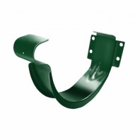 Крюк крепления желоба короткий, Grand Line, Ø125 мм, Granite - double, RAL 6005