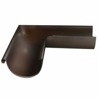 Угол желоба наружный 90°, Grand Line, Ø125 мм, Granite - double, RR 32