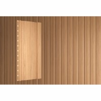 Сайдинг виниловый, вертикальный Grand Line Tundra, 3000 мм, цвет: клен