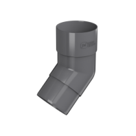 Колено трубы 135˚ Технониколь Ø82 мм, цвет: Серый