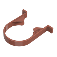 Хомут трубы Технониколь Ø82 мм, цвет: Красный