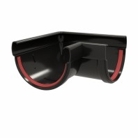 Угол желоба 135˚ Grand Line Дизайн Ø135 мм, RAL 9005