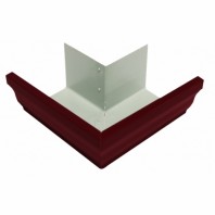 Угол желоба наружный 90° Grand Line Vortex, Ø127 мм, PE, RAL 3005