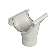 Воронка желоба Технониколь Макси, Ø150 мм, цвет: Белый