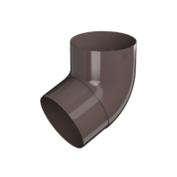 Колено трубы 67˚, Технониколь Макси, Ø100 мм, цвет: Коричневый