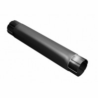 Труба водосточная Grand Line, Ø90 мм, L=3000 мм, Granite - double, RAL 9005