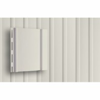 Сайдинг виниловый, вертикальный Grand Line, 3000 мм, цвет: Белый