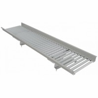 Мостик кровельный для металлочерепицы, Borge, с высокой ступенькой; шаг обрешетки 400 мм L=1500 мм, RAL 9006