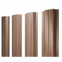 П-образный штакетник 0.45 Print Elite Honey Wood