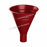 Воронка водосборная универсальная, Металл Профиль Foramina, Ø100 мм, Пластизол, RAL 3005