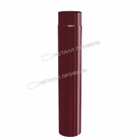 Труба водосточная, Металл Профиль Foramina, Ø100 мм, L = 1000 мм, Пластизол, RAL 3005