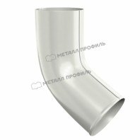 Слив трубы МП GS lite Ø90 мм, PE, RAL 9003