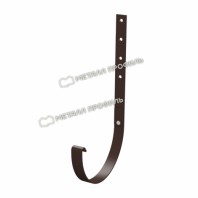 Крюк крепления желоба, Металл Профиль Проект, Ø185 мм, L=300 мм, PE, RAL 8017