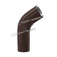 Колено трубы 62°, Металл Профиль Проект, Ø150 мм, PE, RAL 8017
