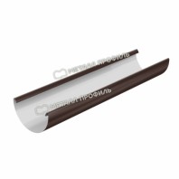 Желоб водосточный МП Проект Ø185 мм L=3000 мм RAL 8017