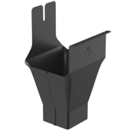 Воронка желоба Galeco STAL2 Ø125/80 мм, цвет: Графит