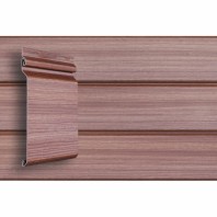 Сайдинг виниловый Grand Line Natural-Брус, Tundra, 3000 мм, цвет: рябина