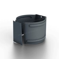 Хомут трубы на кирпичную стену МП Foramina Freeze Ø100 мм, Grey