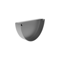 Заглушка желоба Linkor Ø120 мм, RAL 9003