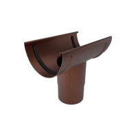 Воронка желоба Linkor Ø120 мм, RAL 8017