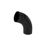 Колено трубы 72° Linkor Ø100 мм, RAL 9005