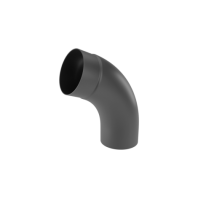 Колено трубы 72° Linkor Ø100 мм, RAL 7024