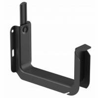 Крюк крепления желоба короткий Galeco STAL2 Ø125/80 мм, цвет: Графит