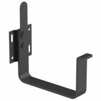 Крюк крепления желоба плоский Galeco STAL2 Ø125/80 мм, цвет: Графит