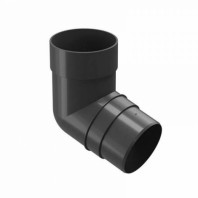 Колено трубы 72˚ Docke Premium Ø85 мм, цвет: Графит