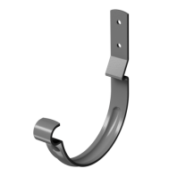 Крюк крепления желоба короткий, Docke Stal Premium, Ø125 мм, цвет: графит