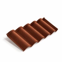 Композитная черепица Metrotile Romana Цвет: Терракотовый