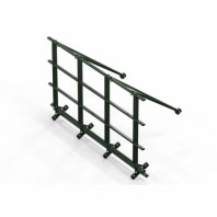 Ограждение для фальцевой кровли, со снегозадержателем, Orima, H=1100мм, L=3000мм, RR11