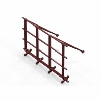 Ограждение для фальцевой кровли, со снегозадержателем, Orima, H=1100мм, L=3000мм, RR 29