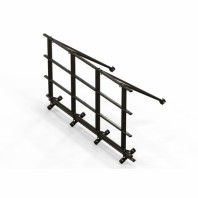 Ограждение для фальцевой кровли, со снегозадержателем, Orima, H=1100мм, L=3000мм, RR RR32