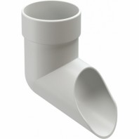 Слив трубы Docke Lux Ø100 мм, цвет: Белый