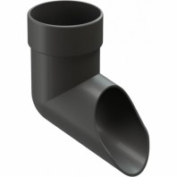 Слив трубы Docke Lux Ø100 мм, цвет: Графит