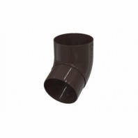 Колено трубы 67˚ Braas Ø100 мм, цвет: Коричневый