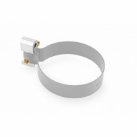 Хомут трубы Galeco STAL Ø152(130)/90 мм, цвет: Белый