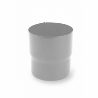 Соединитель труб Galeco STAL Ø124(120)/90 мм, цвет: Белый