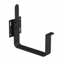 Крюк крепления желоба плоский Galeco STAL2 Ø125/80 мм, цвет: Черный