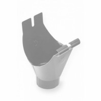 Воронка желоба Galeco STAL Ø124(120)/90 мм, цвет: Белый