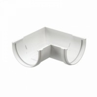 Угол желоба 90˚ Docke Premium Ø120 мм, цвет: Белый