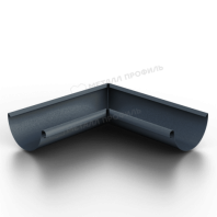 Угол желоба внутренний 90° МП Foramina Freeze Ø100 мм, Grey